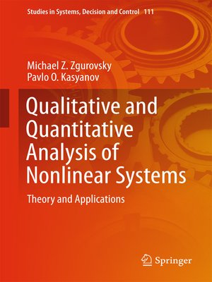 cover image of Qualitative and Quantitative Analysis of Nonlinear Systems